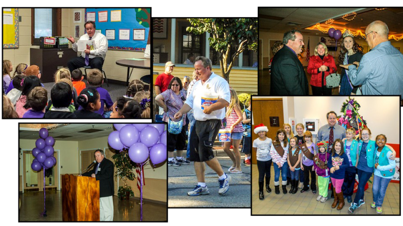 Mayor Lee A. Gray with Citizens